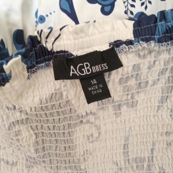 AGB Dress Floral A-line Halter Dress - Picture 3 of 9